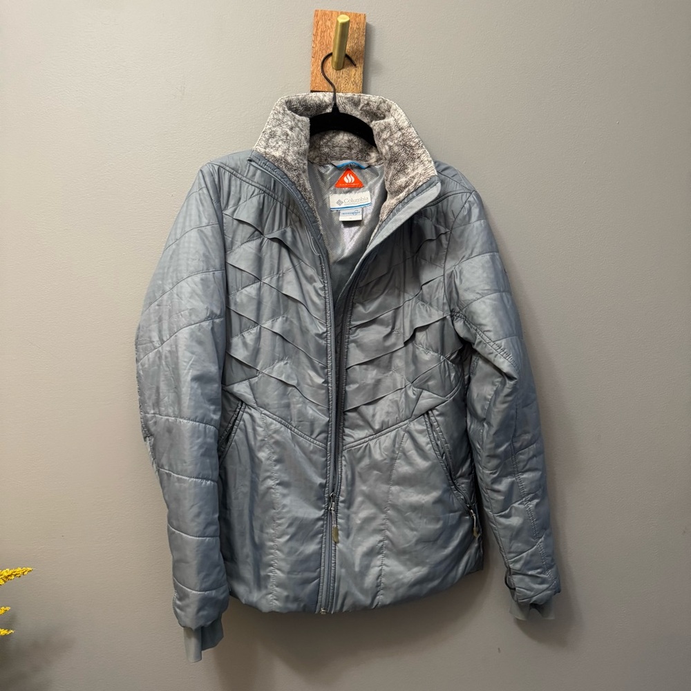 Columbia Omni-Heat Interchange Women’s Jacket Gray Size M Insulated